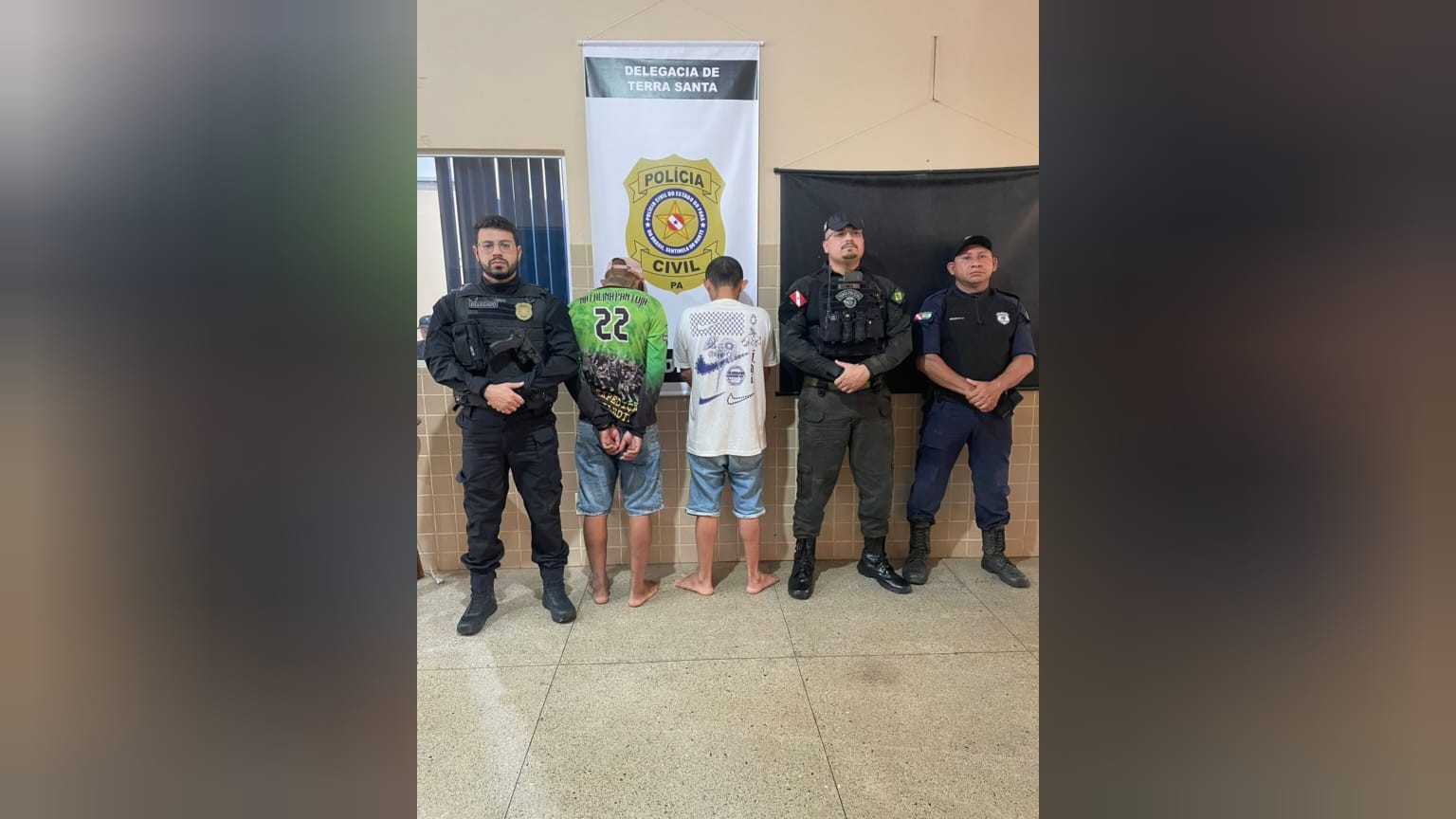 Polícia recaptura foragidos, que não retornaram após saída temporária, em Terra Santa