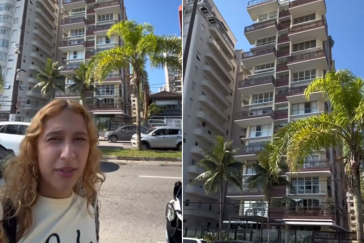 Jovem se encanta por arquitetura de Santos e decora nome de prédios da praia; VÍDEO