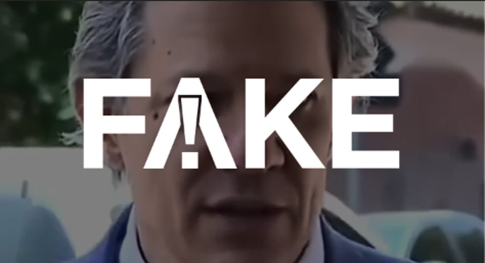 É fake vídeo em que Haddad diz que "gosta de taxar pobres" — Foto: imagem: g1
