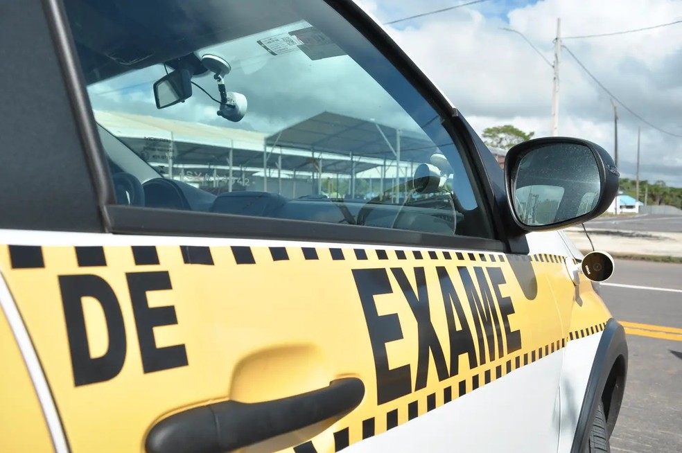 Carro de prova prática do Detran — Foto: Gea/divulgação