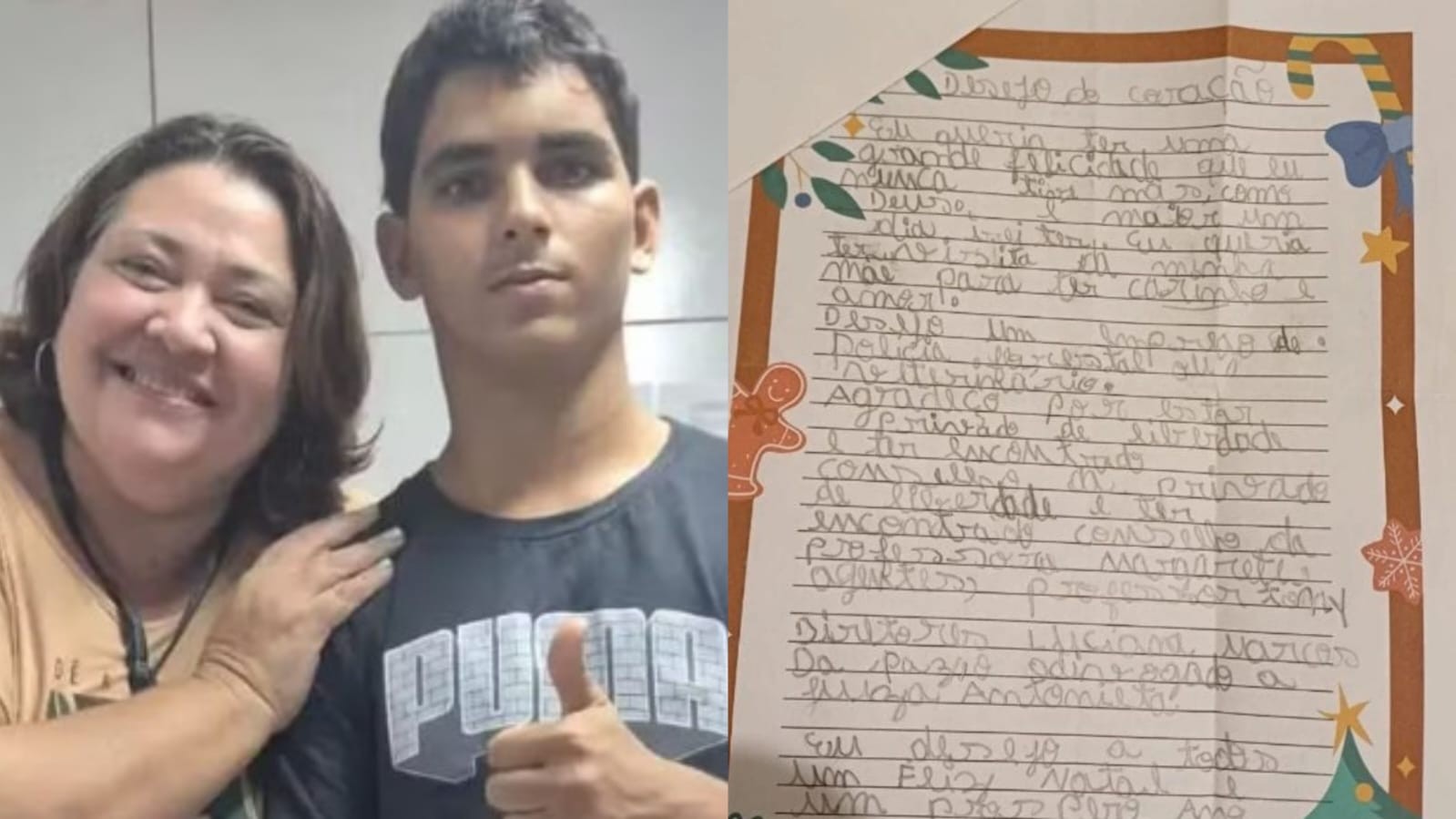 Em última carta de Natal, jovem morto por leoa falou sobre sonho de emprego e desejo de ver a mãe: 'Para ter carinho e amor'