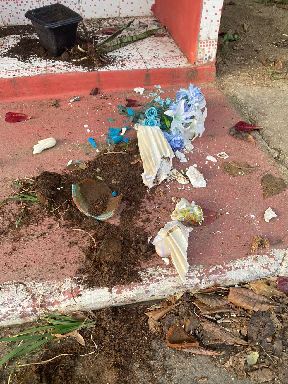 Moradores denunciam intolerância religiosa em Mesquita, na Baixada Fluminense — Foto: Arquivo Pessoal