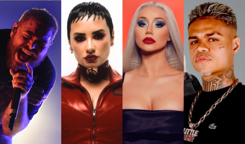 Post Malone, Demi Lovato, Iggy Azalea e MC Cabelinho são atrações do 1º dia do The Town — Foto: Divulgação