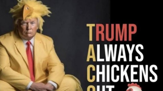 Brasileiros zoam Trump com meme 'TACO'; expressão significa 'Trump sempre amarela' - Piadas com o presidente começaram porque ele deixou uma série de itens brasileiros sem a cobrança extra de tarifa.