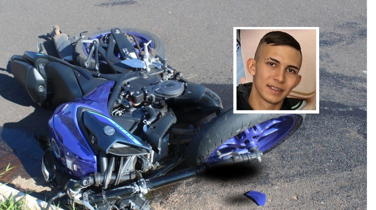 VÍDEO mostra estragos de grave acidente que matou motociclista de 20 anos no interior de SP