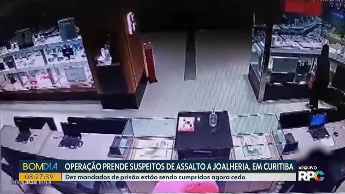 Cinco Suspeitos De Participar De Assalto De R 700 Mil A Joalheria De Shopping Em Curitiba São 