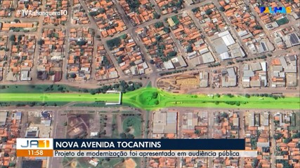 Projeto de revitalização da Avenida Tocantins é apresentado em audiência pública