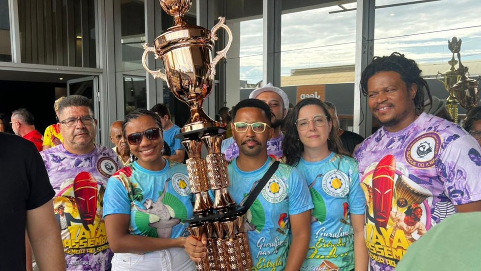 3 de 4
Esta&ccedil;&atilde;o Primeiro de Agosto durante a apura&ccedil;&atilde;o do carnaval em Bauru em fevereiro de 2026 &mdash; Foto: Lu&iacute;s Negrelli/ TV TEM
