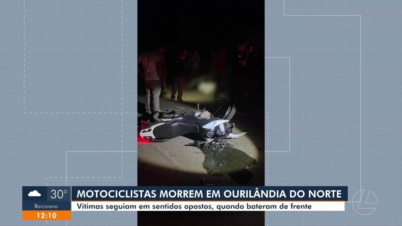 Dois motociclistas morrem em colisão frontal em Ourilândia do Norte