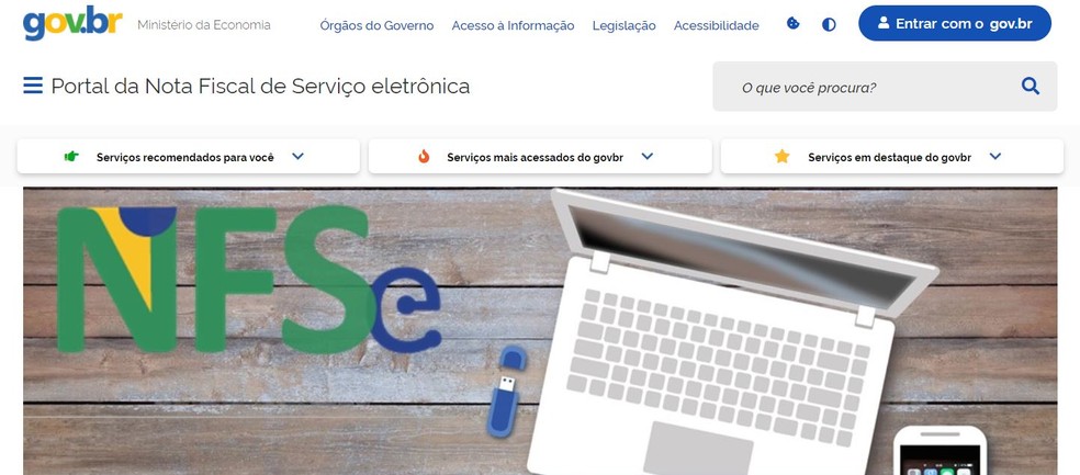NFS-e - Nota Fiscal de Serviços Eletrônica - Prefeitura do Recife