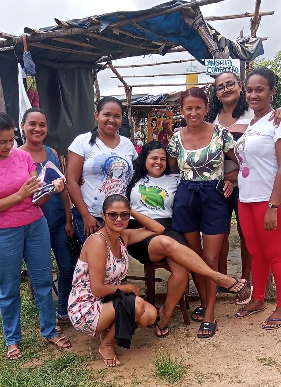 Projeto Mulheres Defensoras do Piauí atuando na comunidade, em Teresina. — Foto: Reprodução Pessoal 