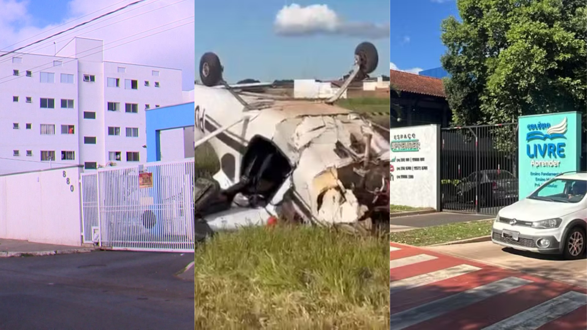 Você viu? Menino sobrevive ao ser arremessado do 5º andar, avião capota no pouso e adolescente apreendido por envolvimento na morte de aluna