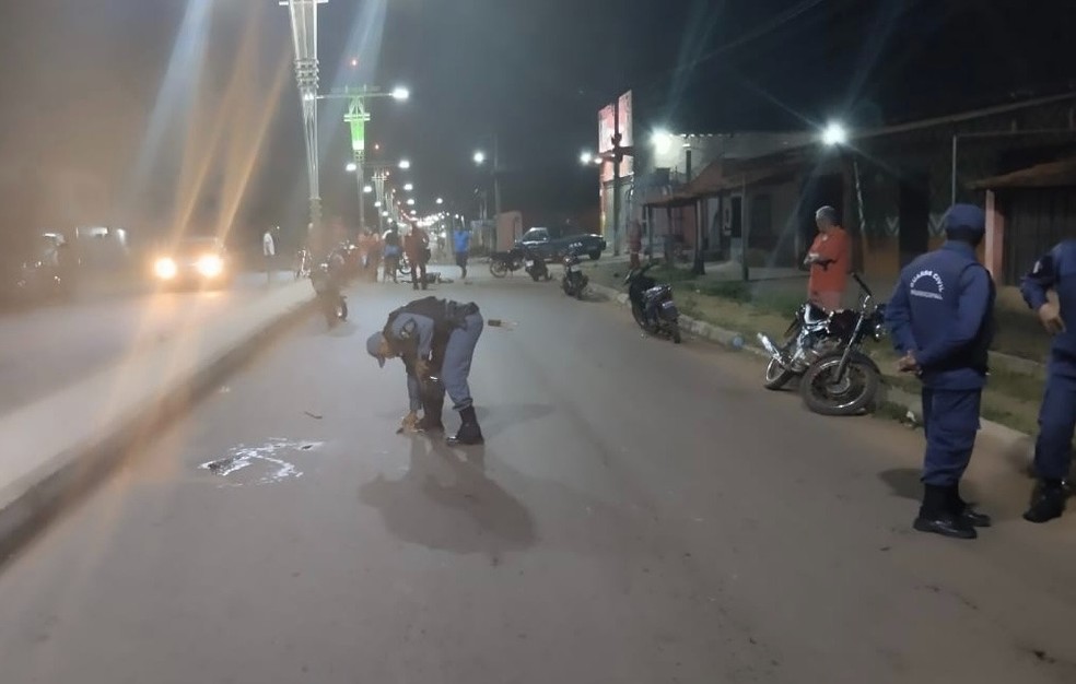 O crime aconteceu no dia 30 de julho de 2023, nas proximidades da Avenida Castelo Branco, no centro de Vargem Grande. — Foto: Divulgação