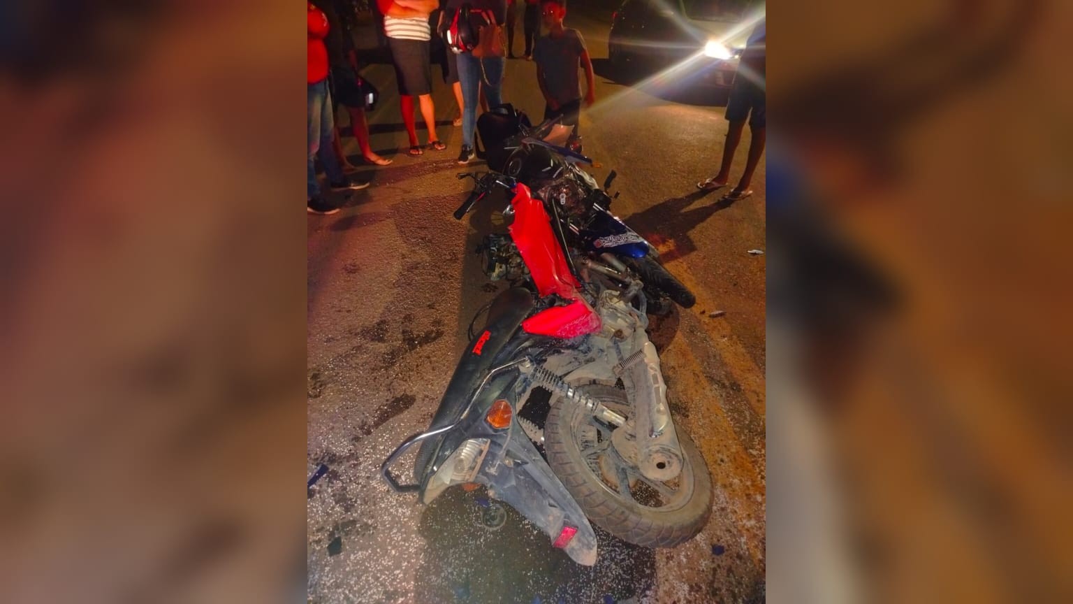Batida entre duas motos deixa feridos na Curuá-Una em Santarém