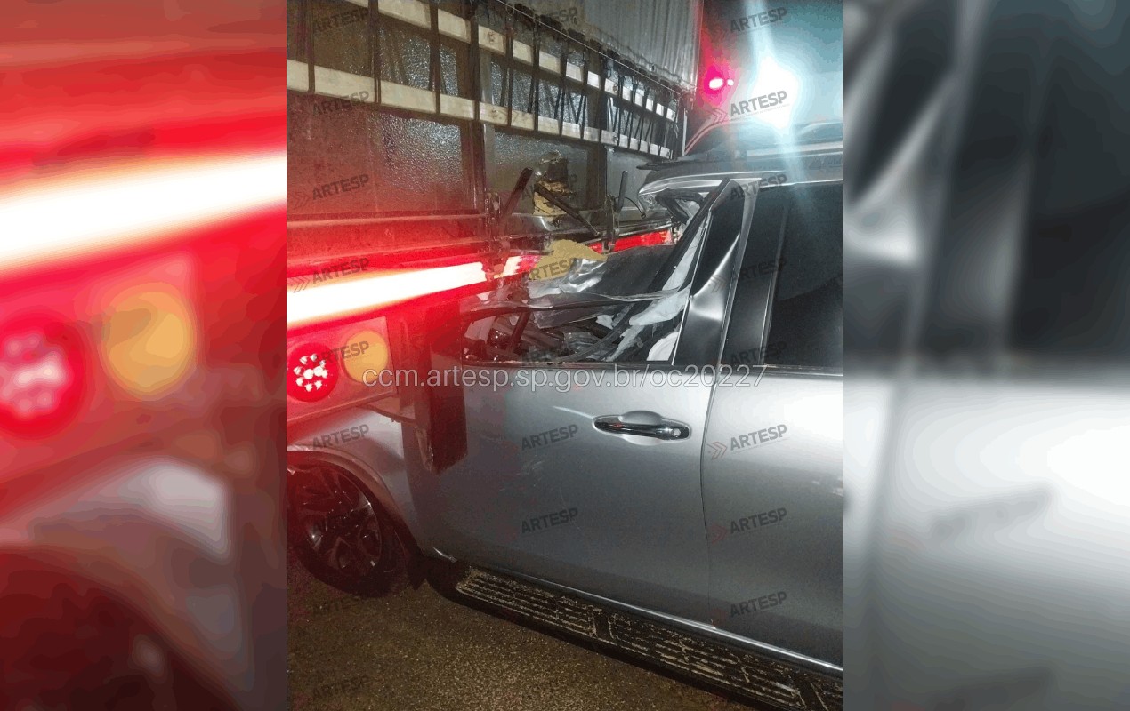 Acidente entre SUV e caminhão deixa um morto na Rodovia João Mellão em Pratânia