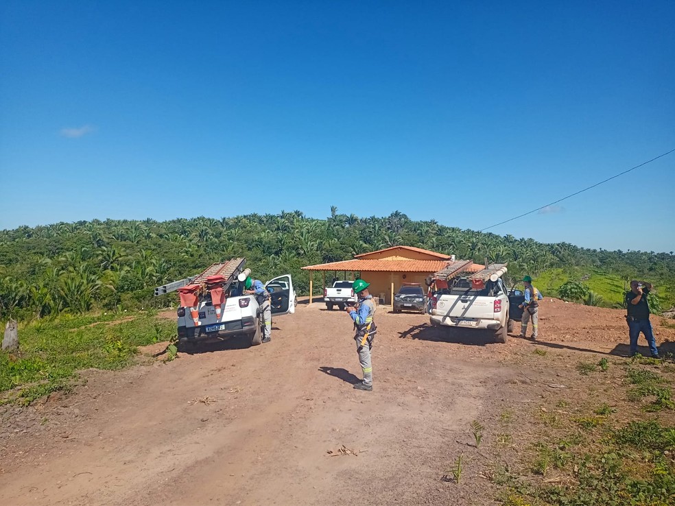 Cinco pessoas são presas em flagrante em operação policial de combate à furto de energia no Maranhão — Foto: Divulgação/Grupo Equatorial