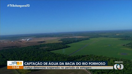 Justiça suspende captação de água na bacia do rio Formoso durante estiagem