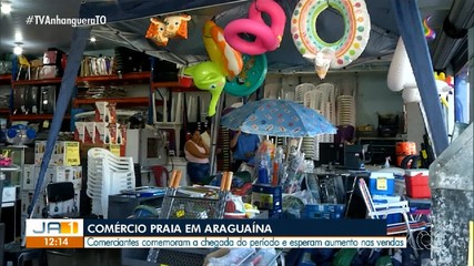 Comércio comemora chegada do período de praias na região norte do estado