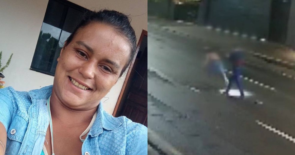 Daiane de Jesus Oliveira foi deixada na rua por seguranças antes de ser atropelada e ter o corpo arrastado por carro — Foto: Divulgação