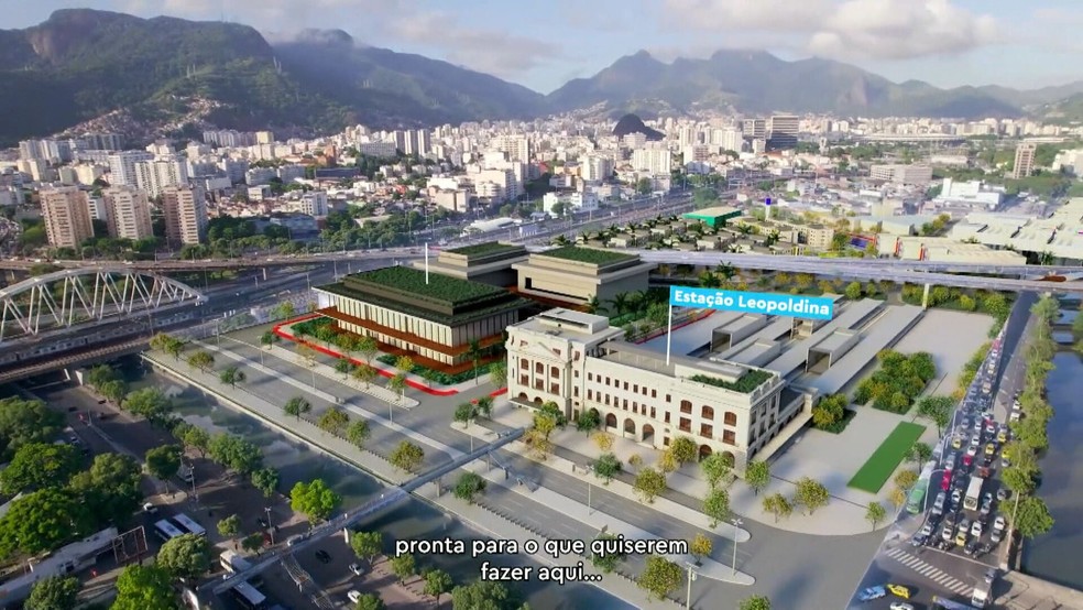 Restauração prédio Leopoldina — Foto: Reprodução/TV Globo