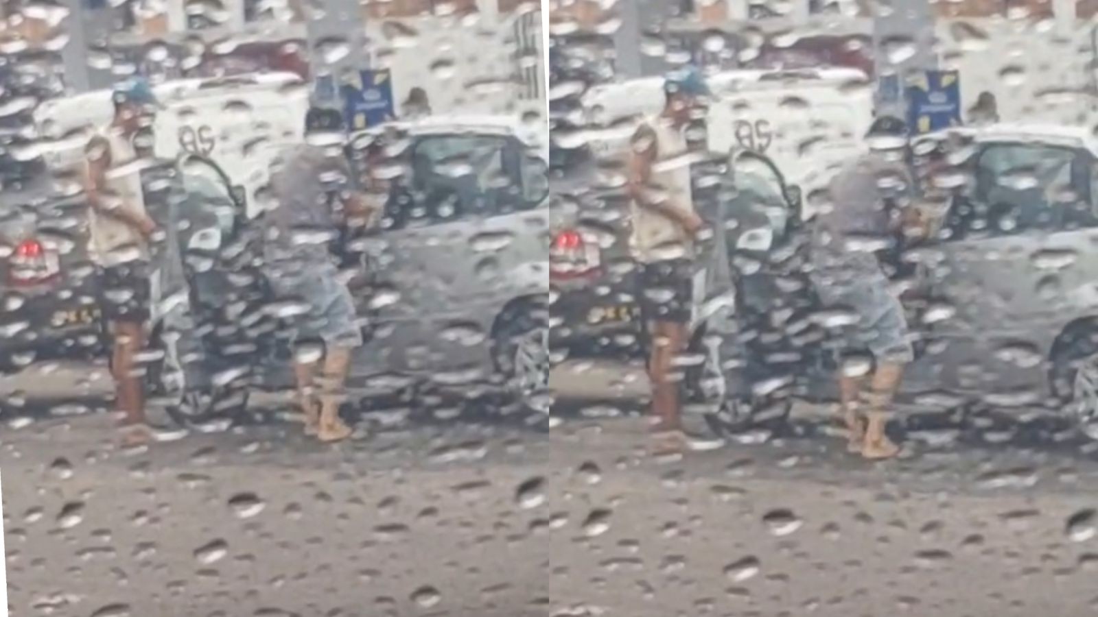 Criminosos são flagrados assaltando motorista na avenida Bernardo Sayão, em Belém