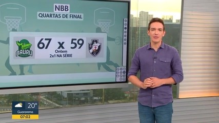 ESPORTE NO BDSP: Bauru vence o Vasco no NBB e conheça o Ronaldinho Gaúcho da várzea
