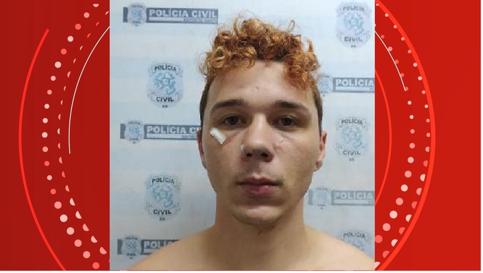 Breno Ribeiro Freire, de 26 anos, &eacute; apontado como assassino do empres&aacute;rio David Dal Rio da Silva, 34 anos &mdash; Foto: Pol&iacute;cia Civil/Divulga&ccedil;&atilde;o