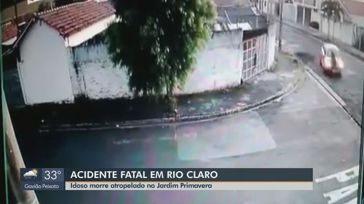 Idoso morre após ser atropelado por carro em Rio Claro