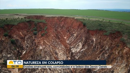 Erosões avançam e ameaçam rios, comunidades e a beleza das Serras Gerais no Tocantins
