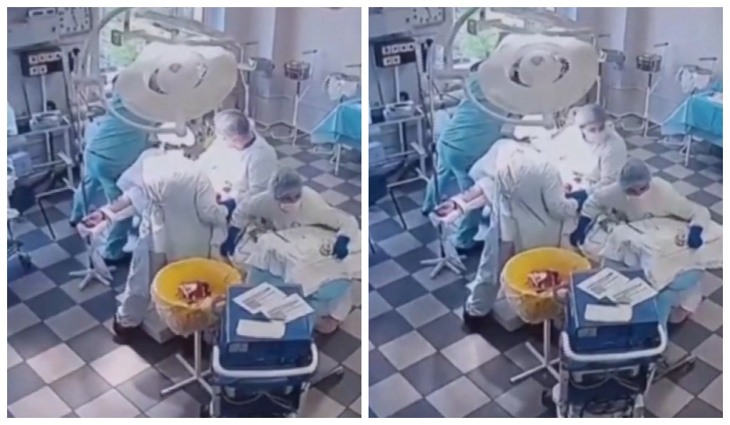 Médicos em cirurgia seguram paciente durante terremoto na Rússia; veja VÍDEO
