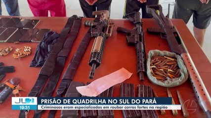 PM prende parte de quadrilha especializada em roubos a carros fortes no sul do Pará