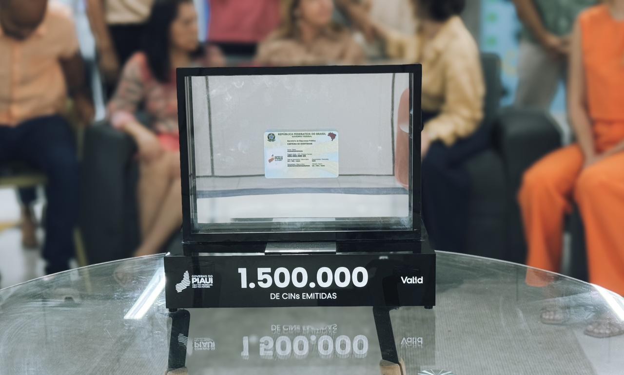 Piauí supera 1,5 milhão de carteiras de identidade e lidera ranking nacional