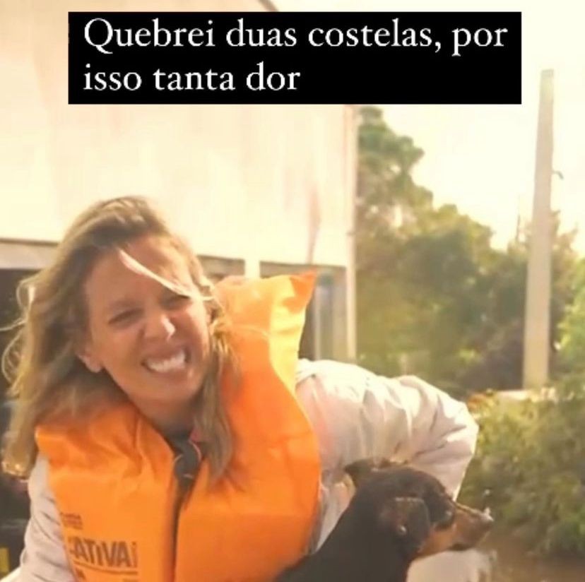 Luisa Mell conta que quebrou duas costelas em resgate de animais no Rio Grande do Sul 