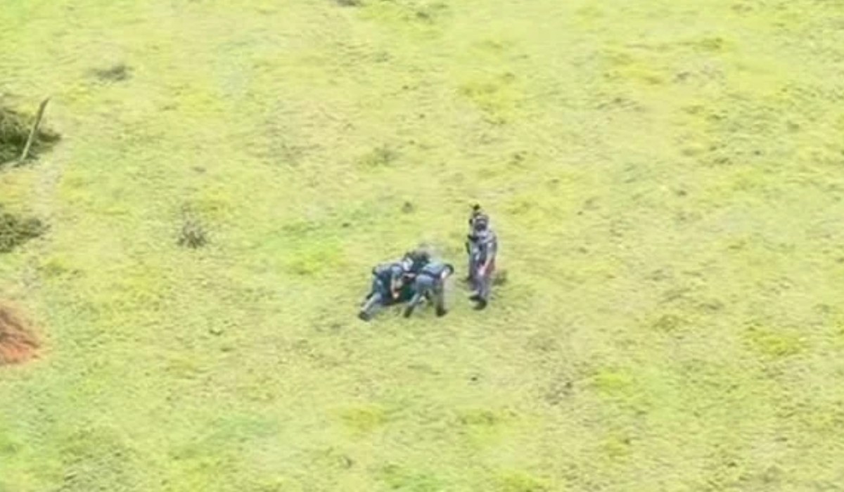 Homem em surto e sob efeito de drogas é preso após fugir armado com filha de 4 anos para mata em Valinhos