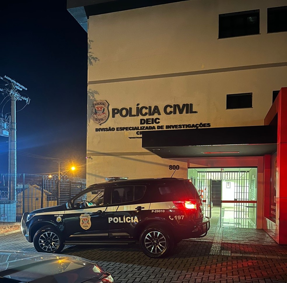 Divisão Especializada de Investigações Criminais (DEIC) de Rio Preto (SP) — Foto: Polícia Civil/Divulgação
