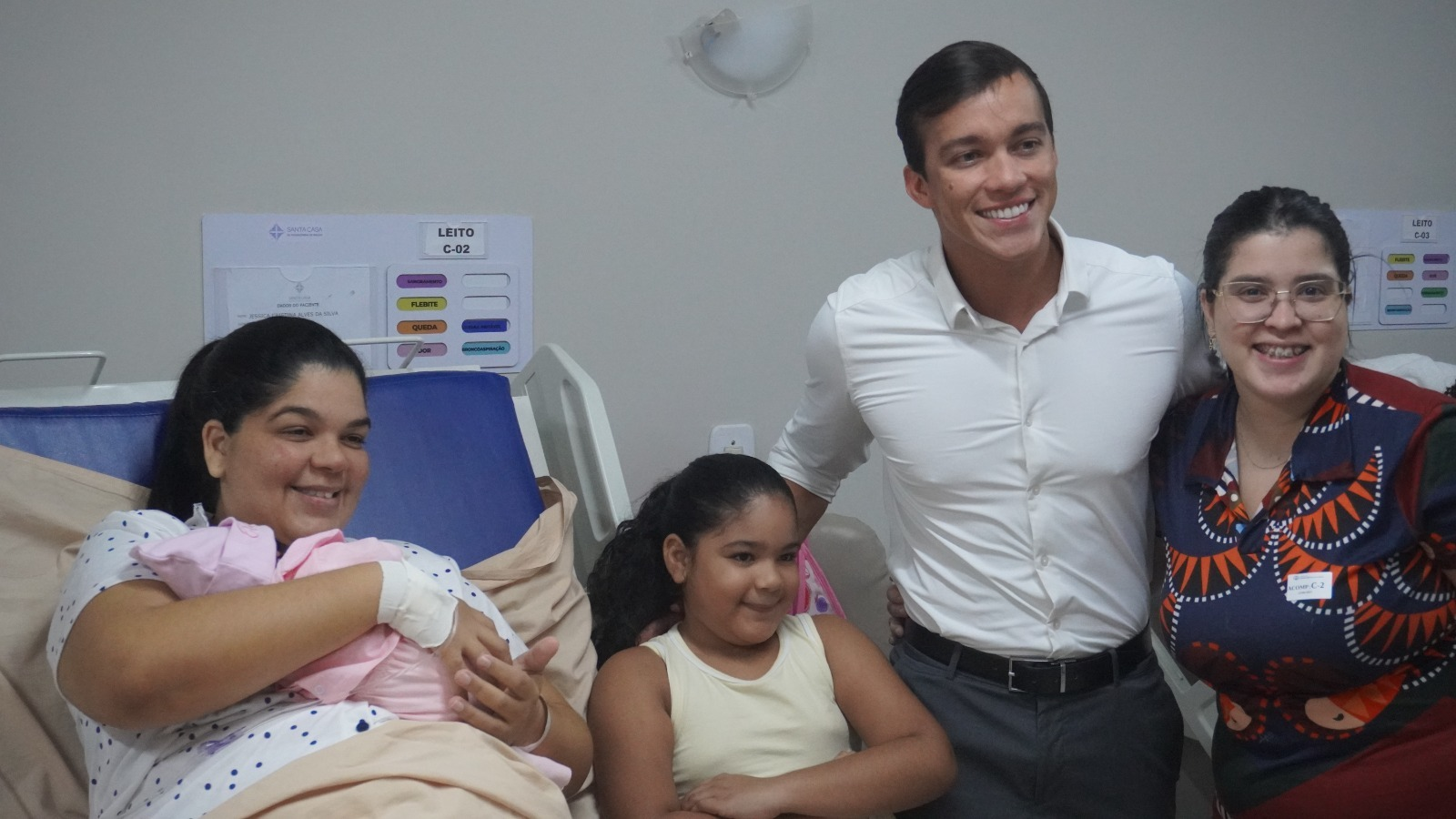 Deputado Leonam visita Maternidade Nossa Senhora da Guia em Alagoas