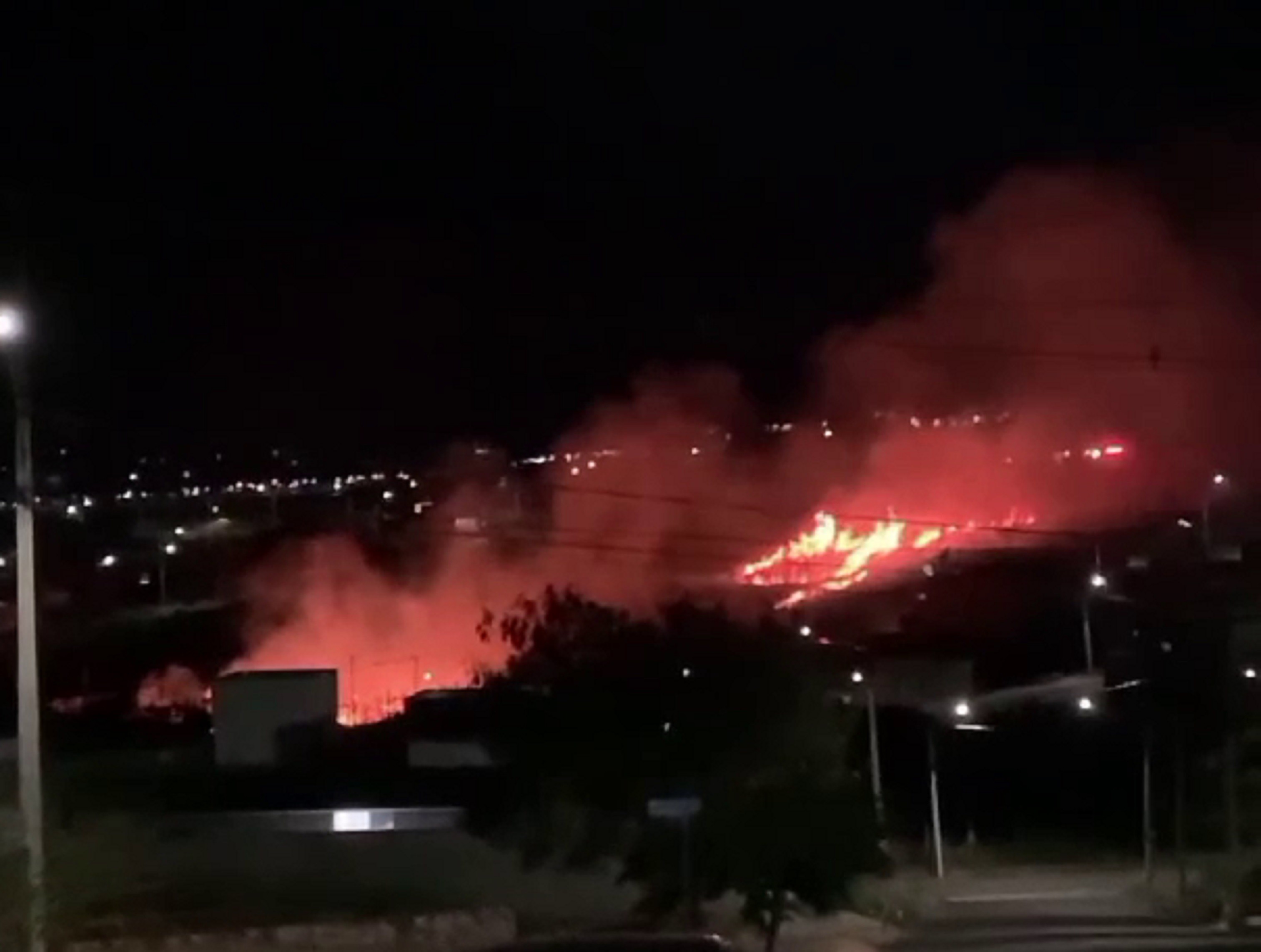 Incêndio atinge Ecoponto do Residencial Bongiovani e destrói materiais, em Presidente Prudente