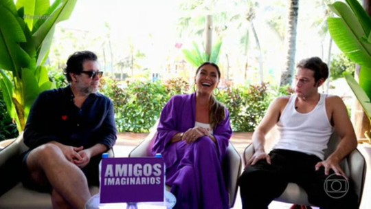 'Amigos Imaginários': Giovana Antonelli, Murilo Benício e o filho deles estão na versão dublada do filme  - Programa: Fantástico 