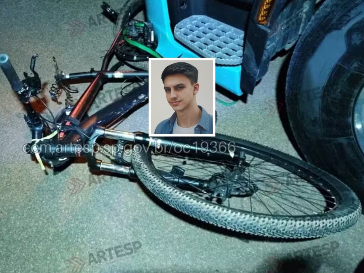 Ciclista morre atropelado por caminhão em grave acidente no interior de SP