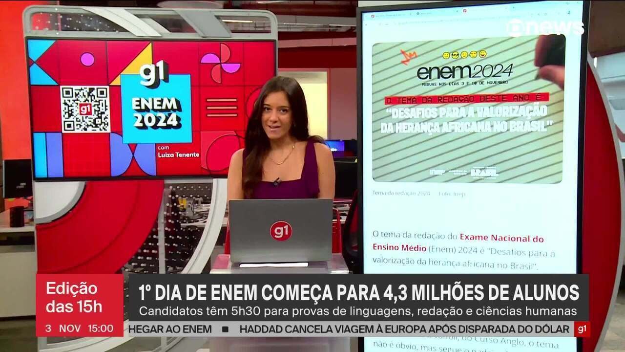 'Cola' no Enem 2024: candidatos postam que levaram modelos de redação escondidos para a prova