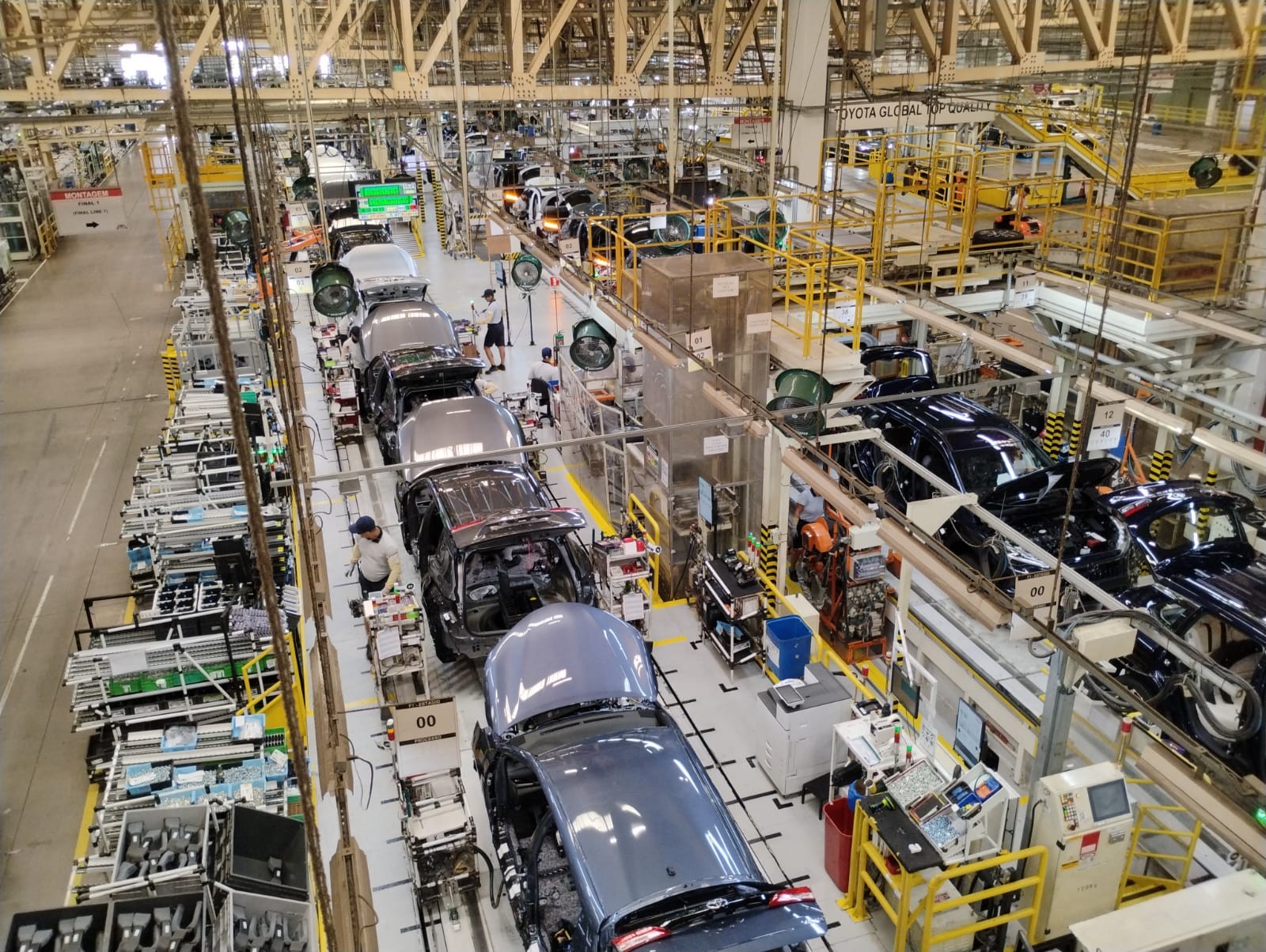Toyota retoma atividades nas fábricas de Sorocaba e Indaiatuba após estragos causados por vendaval na unidade de Porto Feliz