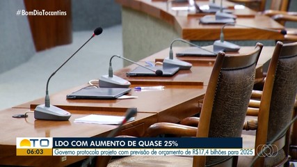 Projeto de Lei de Diretrizes Orçamentárias prevê R$17,4 bilhões para 2025