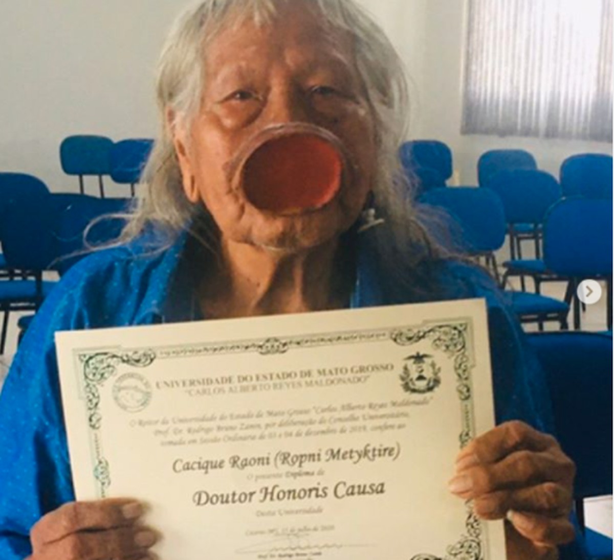 Cacique Raoni recebe título de Doutor Honoris Causa | Mato Grosso | G1