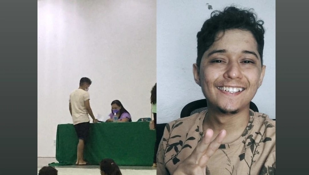 Jovem com câncer entra em faculdade com cota para pessoas com deficiência no Ceará. — Foto: Arquivo pessoal
