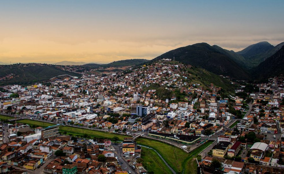 Cidade de Jacobina foi a que mais registrou tremores. — Foto: Prefeitura de Jacobina