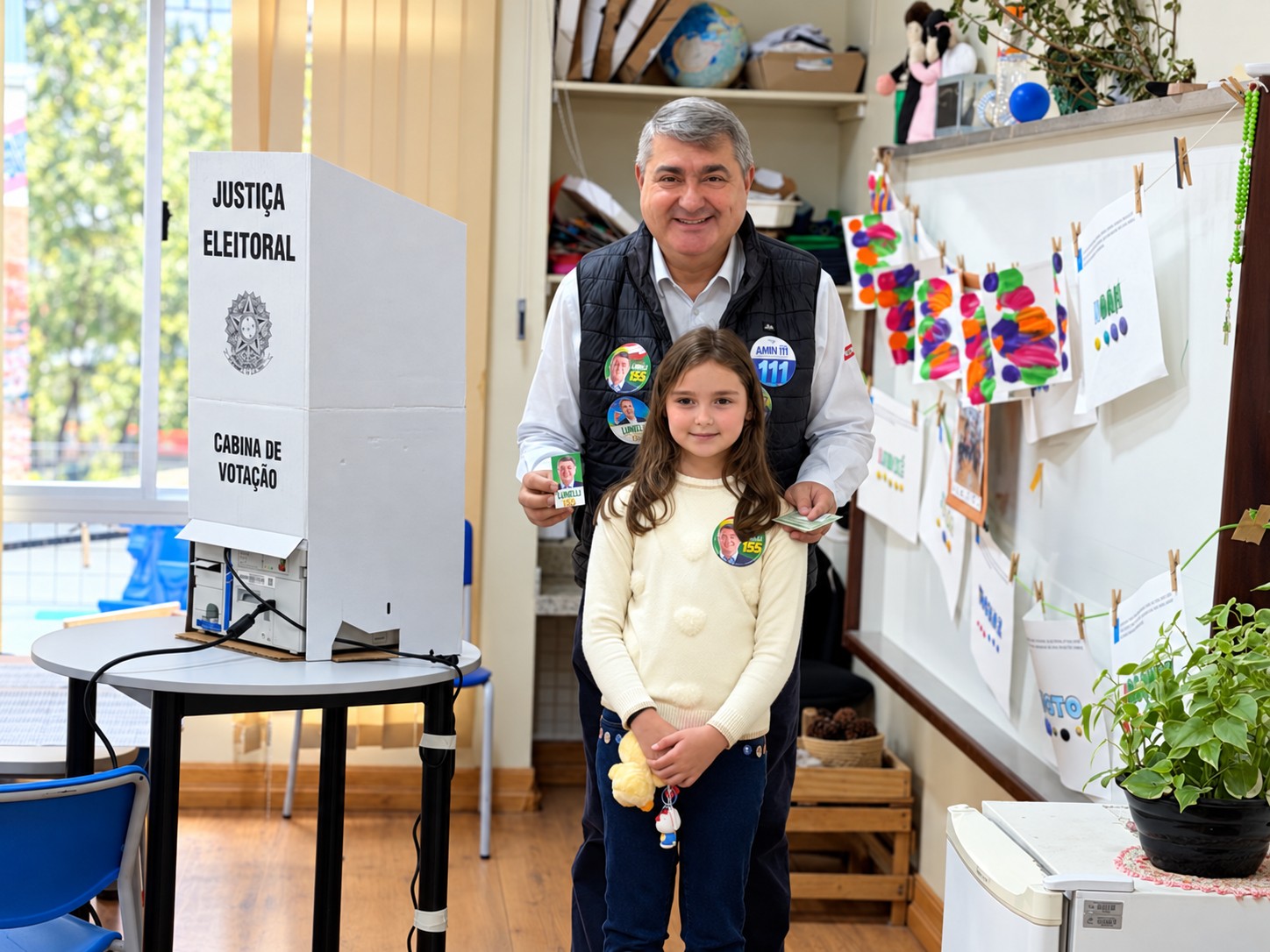 Senado por SC: Lunelli (MDB) vota em Jaraguá do Sul