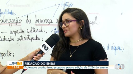 Professora de língua portuguesa analisa tema da redação do Enem