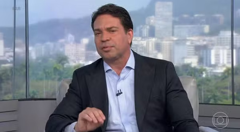 Alexandre Ramagem dá entrevista ao RJ1 — Foto: Reprodução/TV Globo — Foto: Reprodução