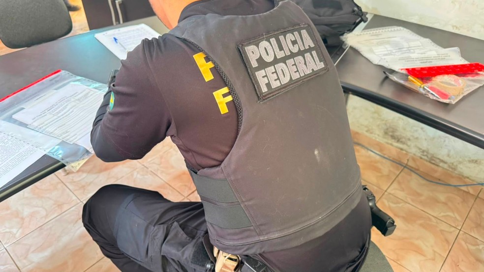 Empresa de Urânia (SP) é alvo de operação da PF contra tráfico transnacional de drogas e lavagem de dinheiro — Foto: Polícia Federal/reprodução