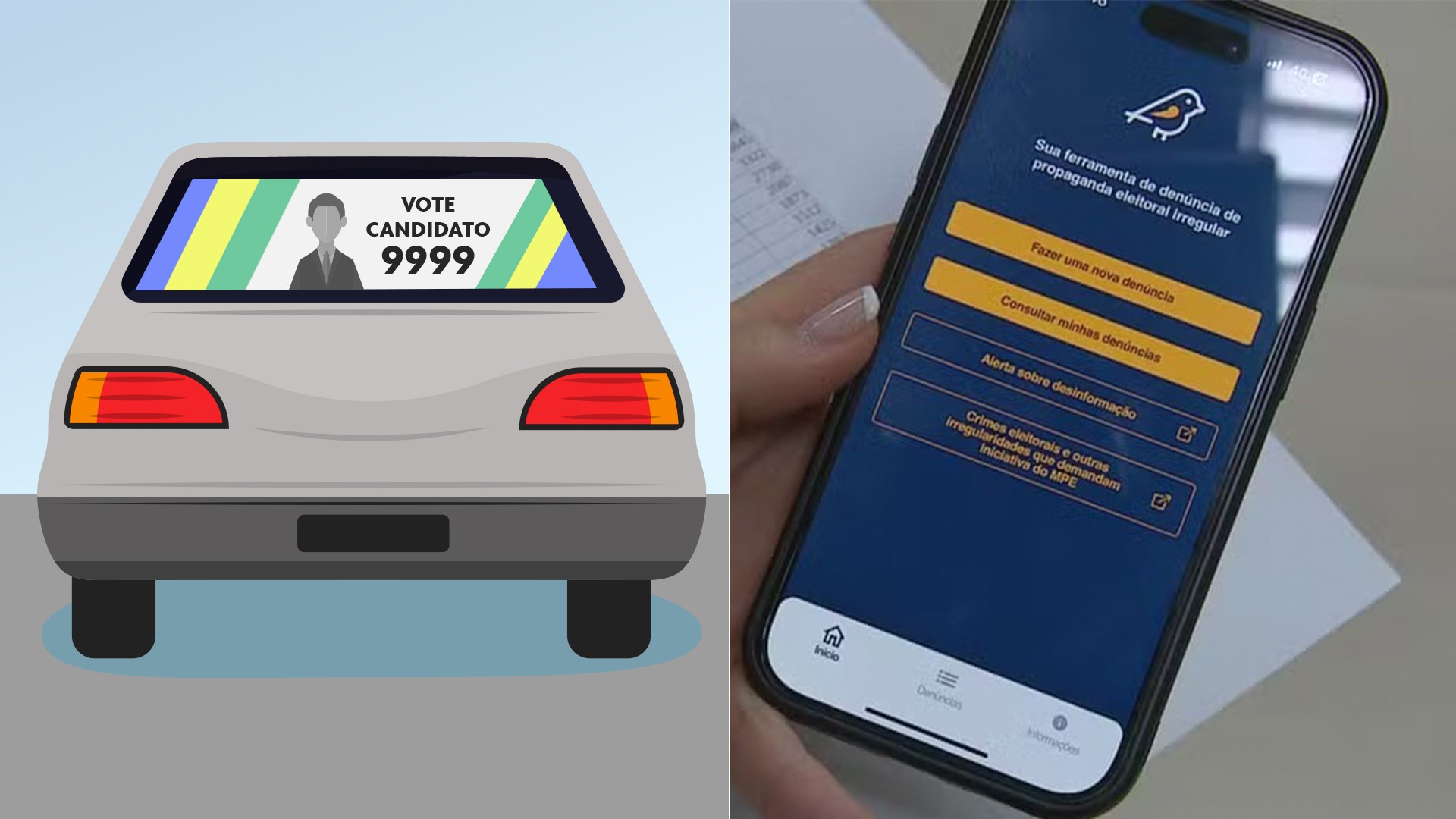Adesivos em carros lideram denúncias de propaganda irregular no PI; veja quando são proibidos
